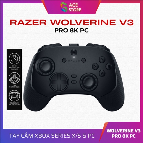 Razer Wolverine V3 Pro 8K PC – Tay cầm esports nhanh nhất cho game thủ PC