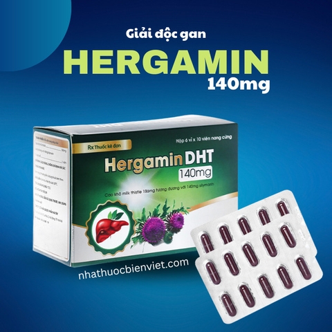 Hergamin DHT hỗ trợ trị bệnh lý về gan