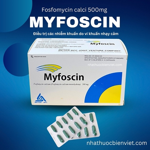 Myfoscin - Thuốc điều trị viêm, nhiễm khuẩn