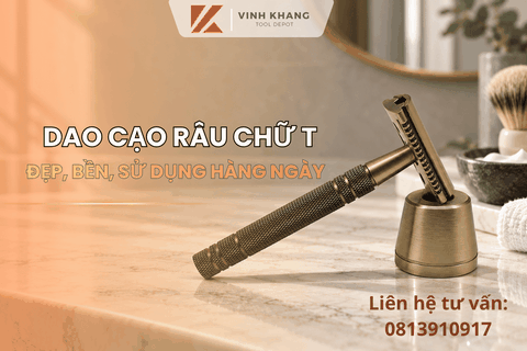 Dao cạo râu chữ T có phù hợp dùng hằng ngày