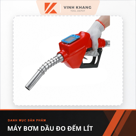 Máy bơm dầu đo đếm lít