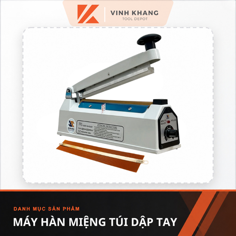 Máy hàn miệng túi dập tay
