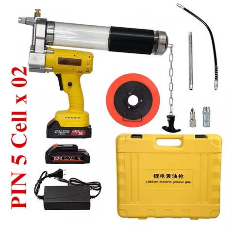 Thân máy Máy bơm mỡ pin Souli SL-LD-A001 + 2 Pin 5Cell