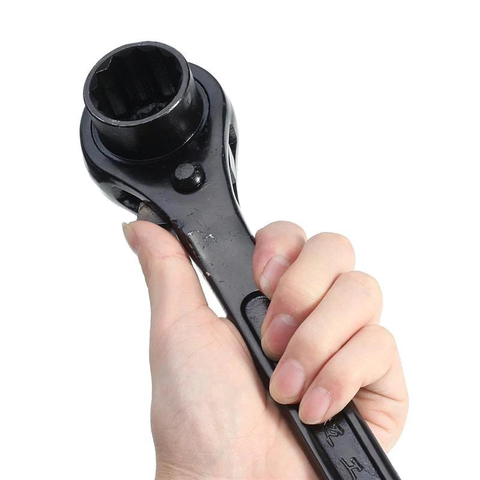 Cờ lê đuôi chuột - Cờ lê giàn giáo - Tẩu đuôi chuột 17-19mm - Dài 30cm