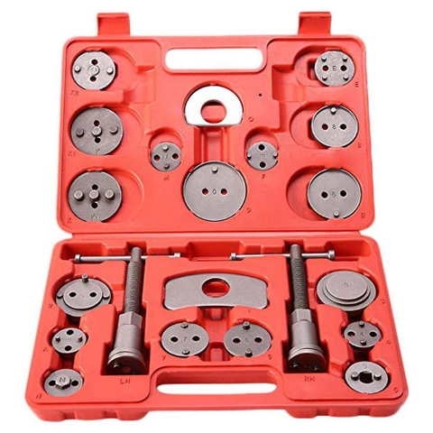 Bộ cảo ép thắng đĩa 2 chiều THUẬN NGHỊCH, bộ vam ép piston phanh 21 chi tiết chất lượng cao