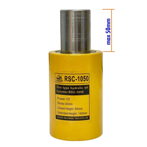 Kích Thủy Lực 10 Tấn hành trình 50mm RSC-1050 thân cao 95mm