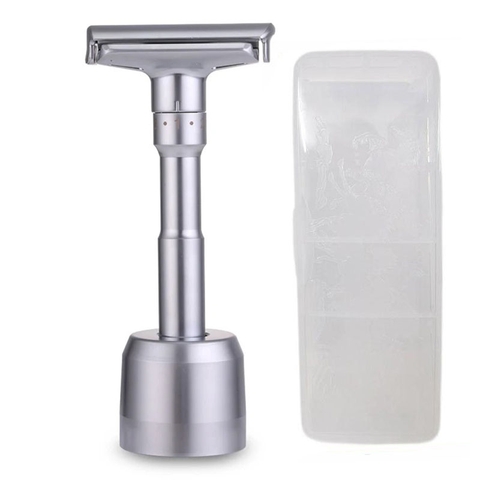 Mingshi 2000S silver + Hộp nhựa + chân đế cổ điển