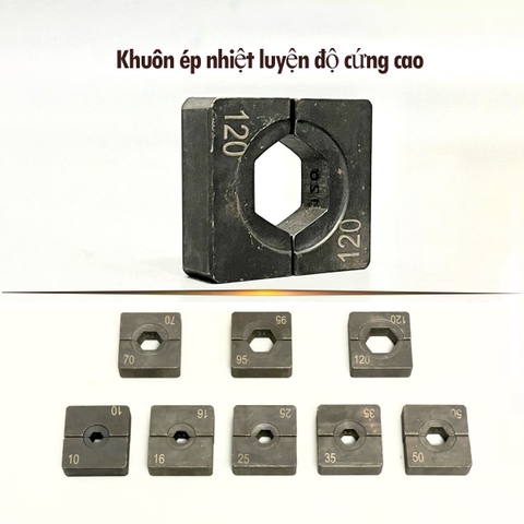 Kìm ép cos thủy lực 10-120mm2 QIATI YQK-120