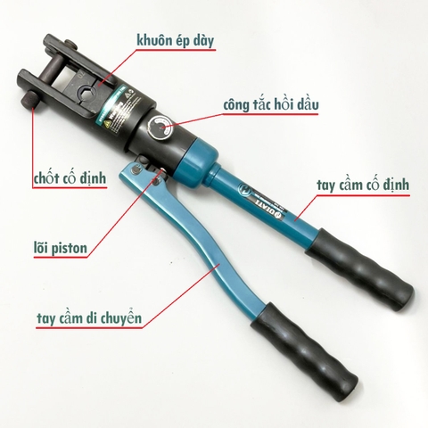 Kìm ép cos thủy lực 16-240mm2 QIATI YQK-240
