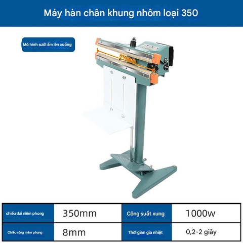 Máy hàn miệng túi đạp chân khung lớn Ruixiang 8mm (*2)