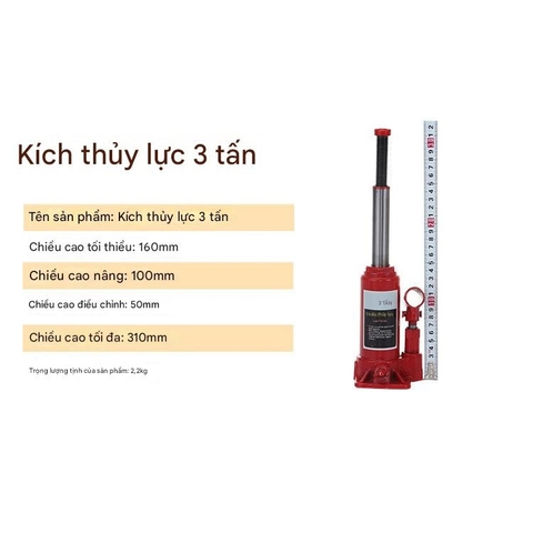 Con đội thủy lực tay 2-100 tấn