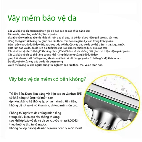 Dao cạo râu lưỡi lam Mingshi 2000SA