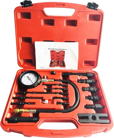 Đồng hồ đo áp suất động cơ dầu, dụng cụ đo áp suất động cơ diesel TU -15B