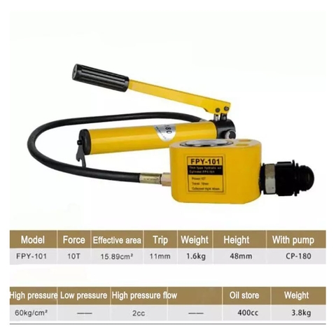 Bộ kích lùn thủy lực FPY-101 + bơm CP-180