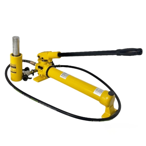 Kích thủy lực 10 tấn hành trình 100mm RSC-10100 + tay bơm CP-700