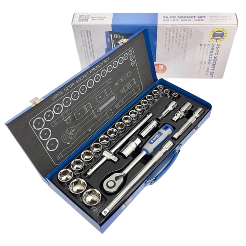 Bộ tuýp lục giác 26 chi tiết hệ 1/2