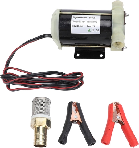 Bơm bơm nước đáy tầu thuyền DYB-30, điện 12V/24V/220V công suất 200W tôi đa 40 lít/1phút