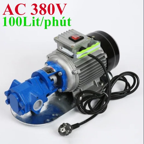 máy bơm dầu bánh răng điện 380V (điện 3 pha)