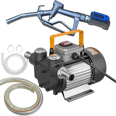 Máy bơm dầu YB-60 220V kèm 6m ống + cò bơm + đồng hồ điện tử G2