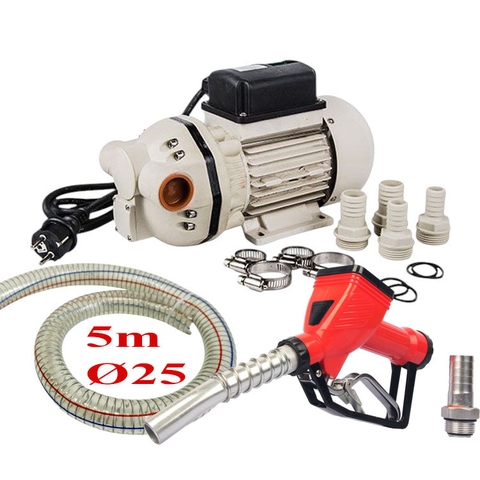 Bơm hóa chất khí thải đông cơ euro 5, 6 FL-540 + 5m ống Ø25 + cò bơm DLY-25