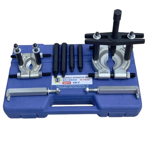 Cảo bạc đạn, vòng vi cỡ lớn 14 chi tiết với 2 đĩa cảo 30-50(mm) và 50-70(mm) C-mart S0017