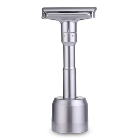 Bàn cạo râu cổ điển Ming shi 2000s Màu bạc + chân đế cổ điển