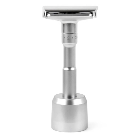 Bàn cạo râu cổ điển Ming shi 2000s Màu bạc + chân đế cổ điển
