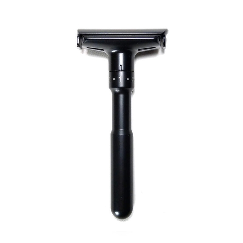 Bàn cạo râu cổ điển Ming shi 2000s đen + chân đế cổ điển