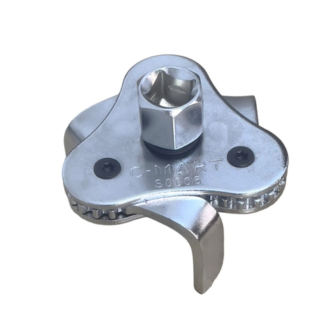 Vam cảo nắp lọc dầu 3 chân dẹt, tự độ điều chỉnh đường kính 63-102(mm) C-mart S0005 - dùng siết lực hệ 1/2"