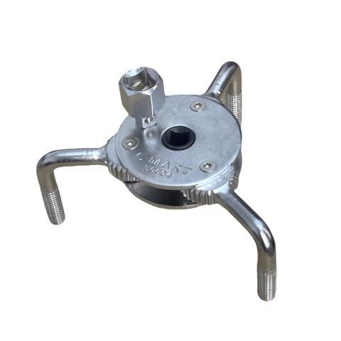Vam cảo nắp lọc dầu 3 chân tròn, tự độ điều chỉnh đường kính 63-102(mm) C-mart S0004 - dùng siết lực hệ 1/2"