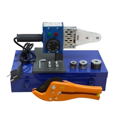 Máy hàn nhiệt ống nước 700W đầu hàn 20-32mm Chao Jie CJ-1 + kéo cắt ống Lanjing LJ-S04