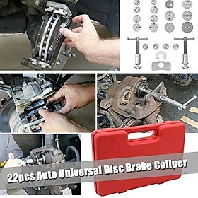Bộ cảo ép thắng đĩa 2 chiều THUẬN NGHỊCH, bộ vam ép piston phanh 21 chi tiết chất lượng cao