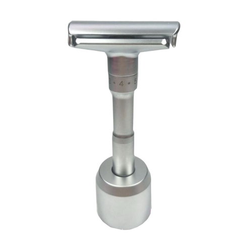 Bàn cạo râu cổ điển Ming shi 2000s Màu bạc + chân đế cổ điển