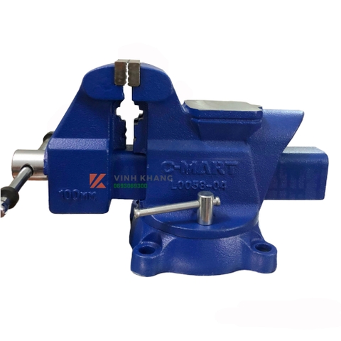 Ê tô nguội cơ khí 4 inch C-mart CL0058-4 Miệng mở tối đa 150mm, hàm rộng 100mm