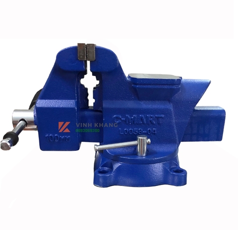 Ê tô nguội cơ khí 4 inch C-mart CL0058-4 Miệng mở tối đa 150mm, hàm rộng 100mm