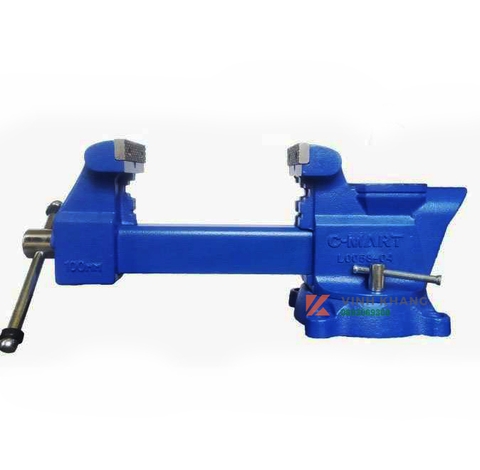 Ê tô nguội cơ khí 4 inch C-mart CL0058-4 Miệng mở tối đa 150mm, hàm rộng 100mm