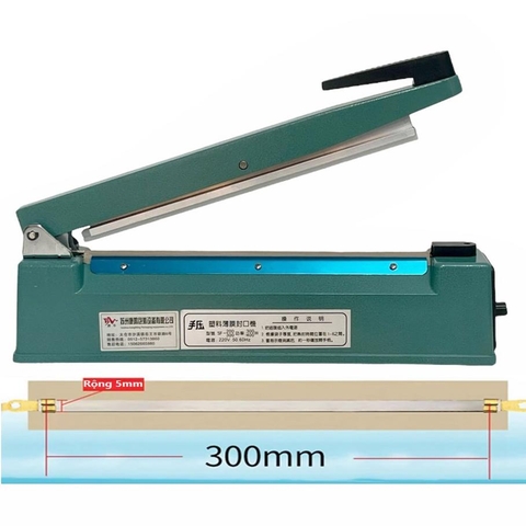 [Vỏ nhôm] Máy hàn miệng túi Vĩnh Khang PFS-200 300 400, Dòng máy cao cấp dùng biến áp sung BH12T