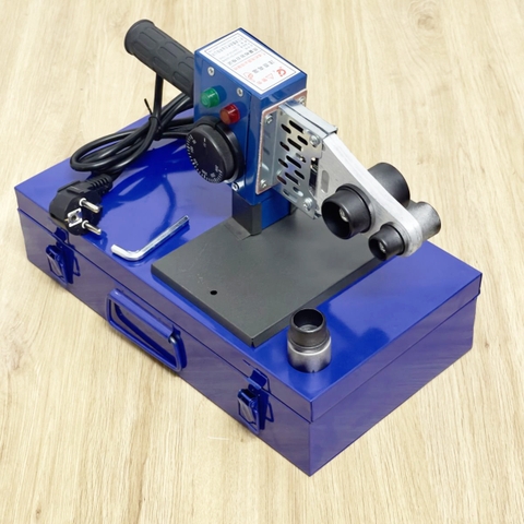 Máy hàn nhiệt ống nhựa CHAO JIE 700W, đầu hàn 20-32mm, máy hàn ống PPR chỉnh nhiệt