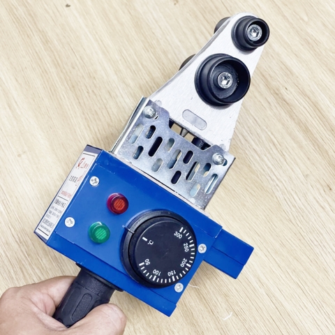 Máy hàn nhiệt ống nhựa CHAO JIE 700W, đầu hàn 20-32mm, máy hàn ống PPR chỉnh nhiệt