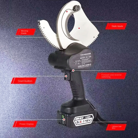 Máy cắt cáp điện dùng pin TOT EC-G-55A