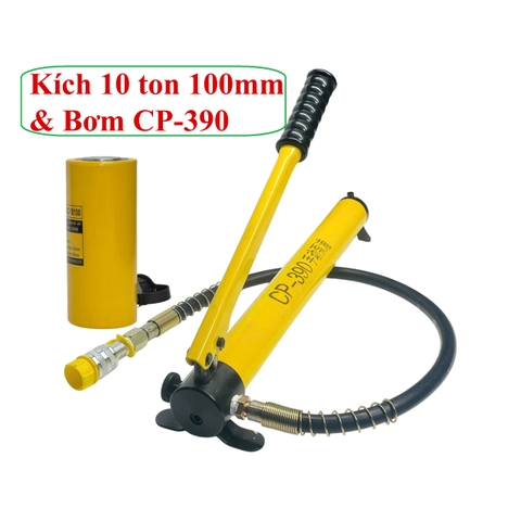 Kích thủy lực RSC-10100 và + bơm tay thủy lực CP-390