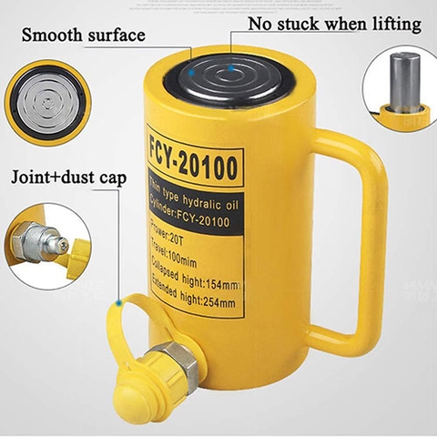 Kích thủy lực 20 tấn TAD FCY-20100 -Kích 20 tấn hành trình 200mm