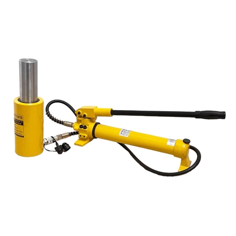 Bộ kích thủy lực 30 tấn hành trình 150mm FCY-30150 kèm + Bơm tay thủy lực CP-700
