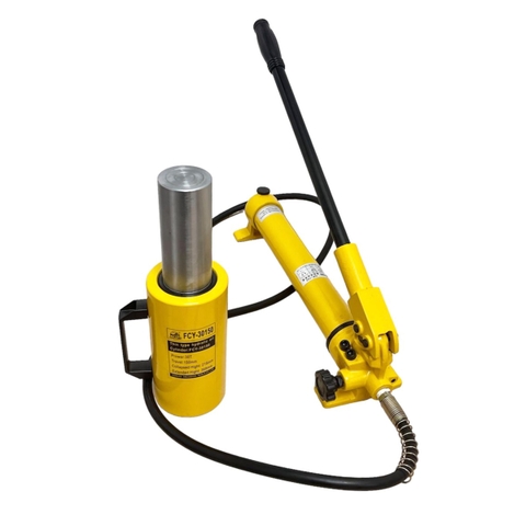 Bộ kích thủy lực 30 tấn hành trình 150mm FCY-30150 kèm + Bơm tay thủy lực CP-700