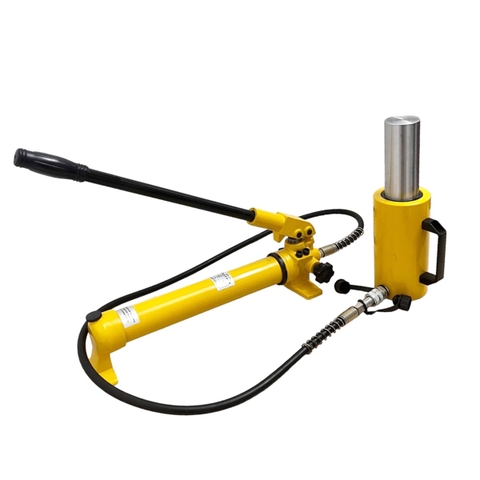 Bộ kích thủy lực 30 tấn hành trình 150mm FCY-30150 kèm + Bơm tay thủy lực CP-700