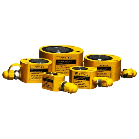 Kích thủy lực thân mỏng FPY tải trọng 5 -200 tons