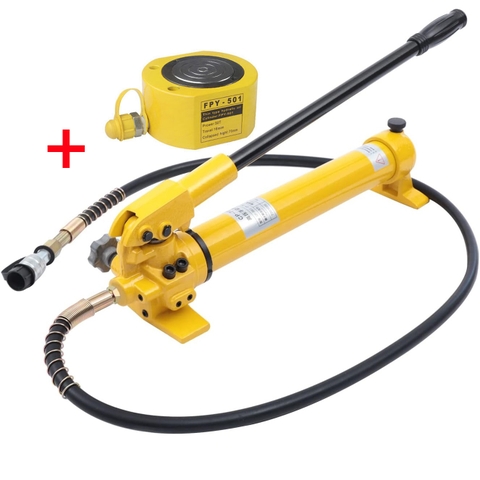Kích thủy lực lùn 50 tấn FY-501 + kèm bơm tay CP-700