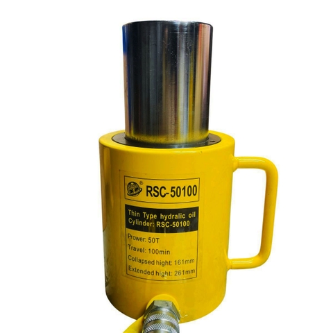 Kích thủy lực 50 tấn hành trình 100mm FCY-50100 + kèm bơm tay thủy lực CP-700-2