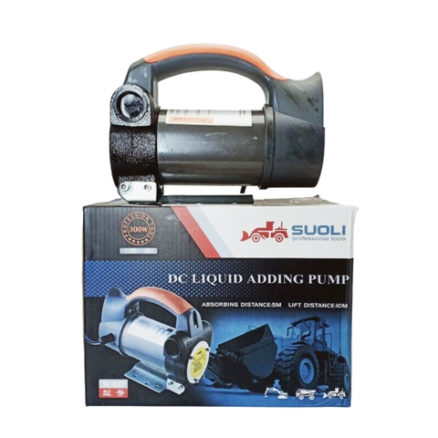 bơm dầu diesel 12V 300W SUOLI SL-027, Công suất 50L/phút