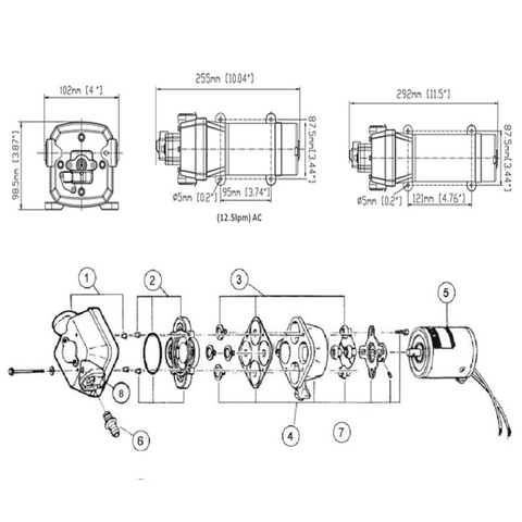 Máy Bơm tăng áp 220V ProPumb FL-43 - máy bơm màng